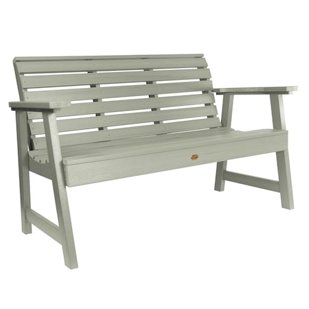 Highwood Usa 4ft Weatherly Garden Bench Outdoor Furniture for Patio, Backyard, Garden AD-BENW4-EUC